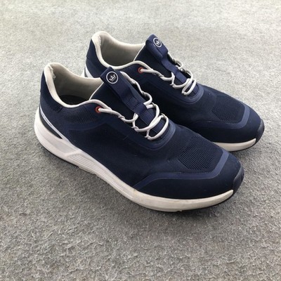 Peter Millar Shoes Mens Size 10.5 Blue Fabric Walking Low Top Sneakers MA23EFS0