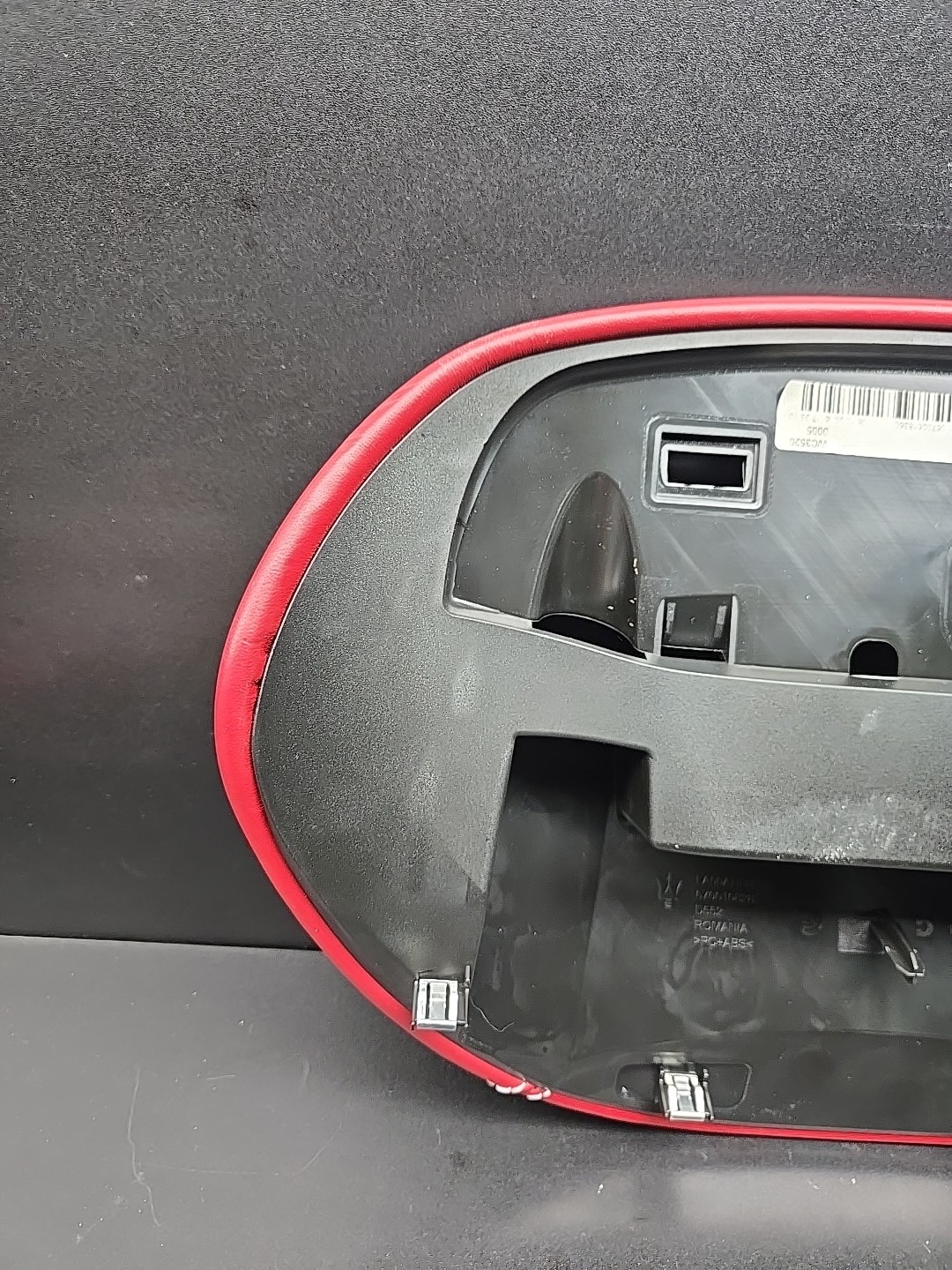 17-20 Maserati Ghibli Dash Instrument Panel Speedometer Cluster Upper Trim Cover