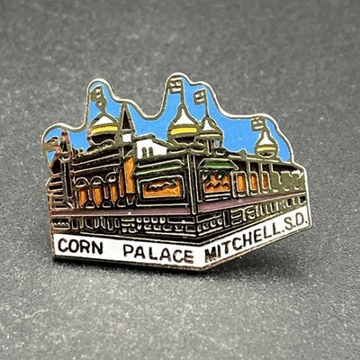 Corn Palace Mitchell South Dakota Lapel Hat Pin D2A
