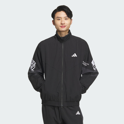 adidas Warding Pack Loose Fit Woven Jacket Black KA1265 Japan Size