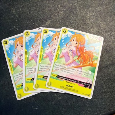 One Piece TCG - Booty Nami Playset (x4) ST29-008 - Starter Deck (Egghead) NM