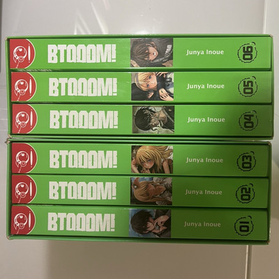 TOKYOPOP Btooom! Manga-Set Bände 1 6 (Deutsch)   Junya Inoue