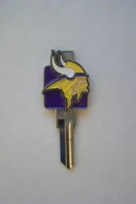 Minnesota Vikings  3D Schlage SC1 key blank