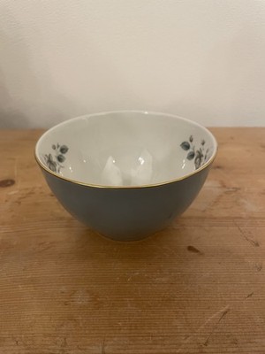 Royal Doulton Rose Elegans Retro Zuckerdose Vintage blau Keramik kleine Schale