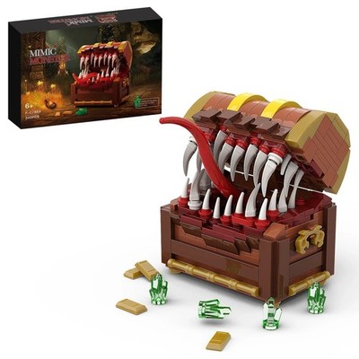 Mimic Monster Treasure Pirate Loot Chest Fantasy Monster Building Set | +330pcs