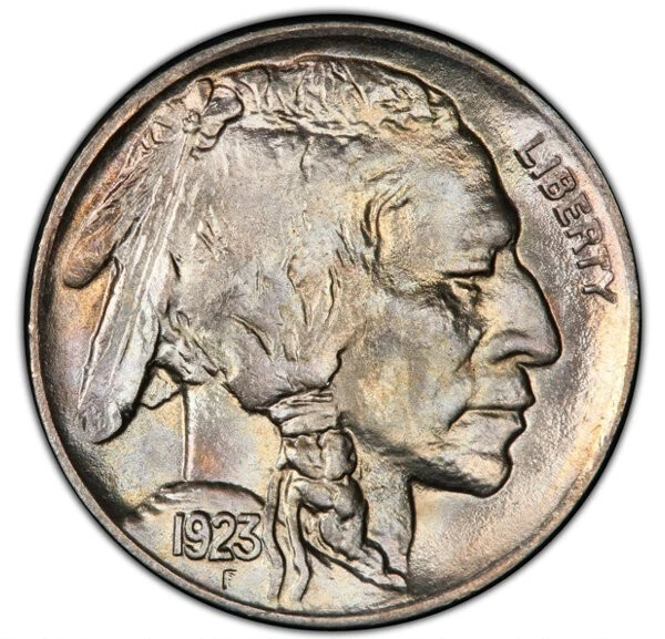5C Buffalo Nickel 1923 graduación profesional MS67 (CAC)