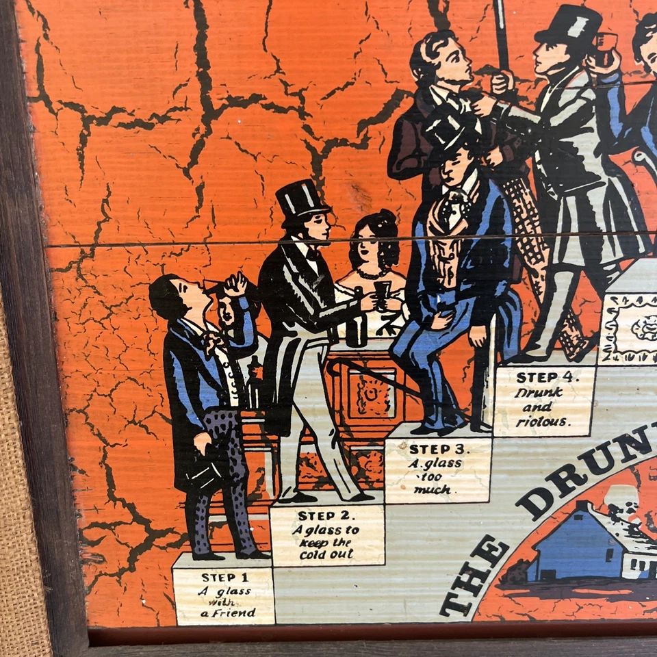 The Drunkards Progress 9 步禁止艺术复古复古酒吧装饰 Mcm 50s — 第 2/4 张图片