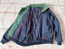 Vintage Lobo By Pendleton Jacket Mens LG Green Blue Plaid Thinsulate Made In USA