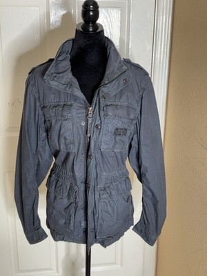 DieSel-Co Jacket Womens Size Medium Military Charcoal Only The
