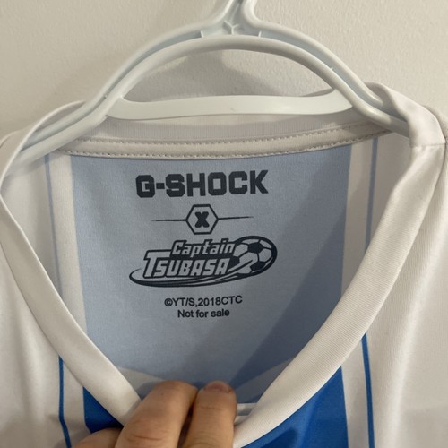 Rare Casio G-Shock X Captain Tsubasa Not For Resale Promo Soccer Jersey Size XL - Picture 5 of 12