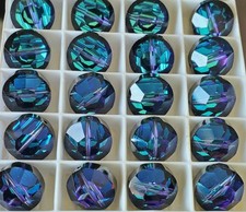 Vintage Swarovski 5100 14mm Tablet Lentil Pil...