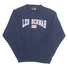 SOFFE Les Schwab Herren Sweatshirt Blau USA S