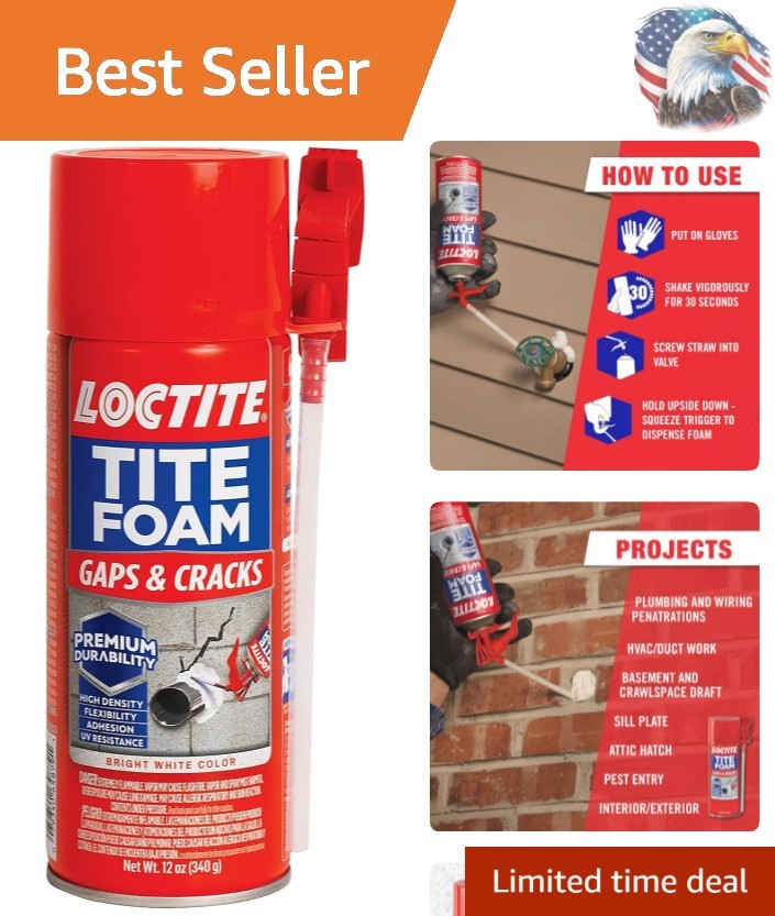 High-Density Polyurethane Foam Sealant 12oz for All Building Materials