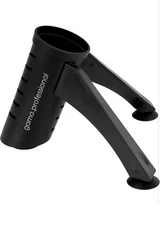 Black Hair Dryer Stand Space Saving Holder For Salon And Home Countertops