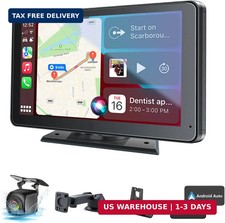 7'' Wireless Apple CarPlay Android Auto Screen GPS Bluetooth Backup Camera