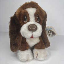 Vintage RUSS Baxter the Bashful Basset Hound Dog Plush 872 With Tags