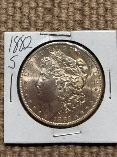 1882 S Morgan Uncirculated Silver Dollar