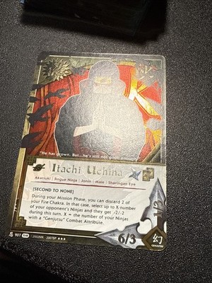 Naruto Ccg Itachi Uchiha Super Rare 907 Nm | eBay