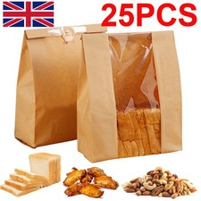 25 Pcs Bread Bags for Homemade Bread, Sourdough Paper with Window