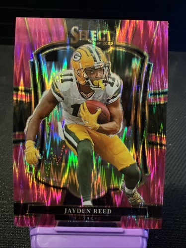 Jayden Reed [Pink Prizm Shock] #166 2025 Panini Select card