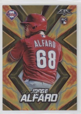 2017 Topps Fire Orange /299 Jorge Alfaro #143 Rookie RC 09t5