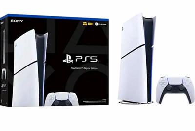 Sony PlayStation 5 Digital Edition Console 825GB 4K UHD w/ DualSense White