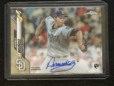 2020 Topps Chrome Andres Munoz Auto RC #RA-AMU Padres Rookie