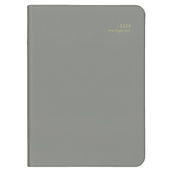 Daigo 2026 Planner, Mill Weekly, A6, Gray, E7775, December 2025 Start_ FS