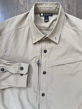 Alaskan Hardgear Duluth Shirt Large Long Sleeve Vented Camping Button Gorpcore