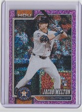 2026 Topps Series 1- Jacob Melton #148 Pink sand glitter Foil Parallel rookie SP