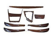 BMW 1er E87 Edelholzdekor Walnuss hell Dekorleisten Nussbaum Zierleisten SET