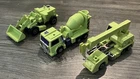 Vintage Lot Hasbro Transformers G1 Constructicons Hook Scrapper Mix Devastator