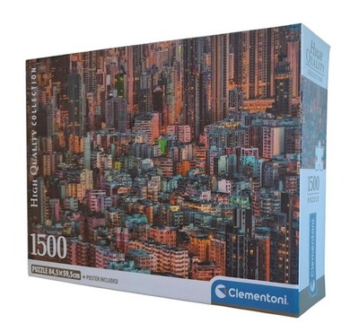 Clementoni Puzzle 1500 Stück - The Hive - Hong Kong - High Quality Skyline
