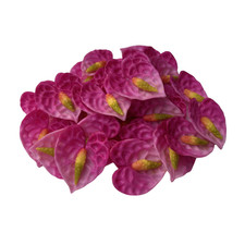 30 PCS Anthurium 1.5" Clay Flower for Jewelry Making DIY Craft Supplies