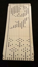 One Handpunched Punchcards For Knitmaster Chunky 155  Knitting Machine