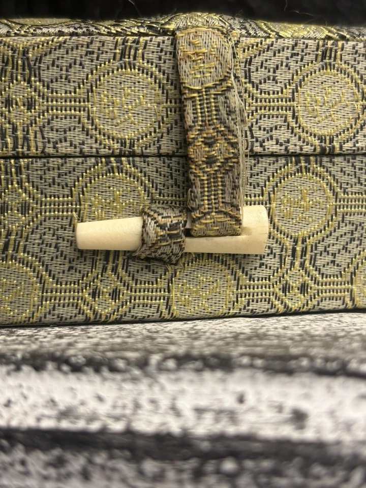 Old Chinese Asian Calligraphy Set Painting Brush Vintage Writing Box Set - Image 2 of 4