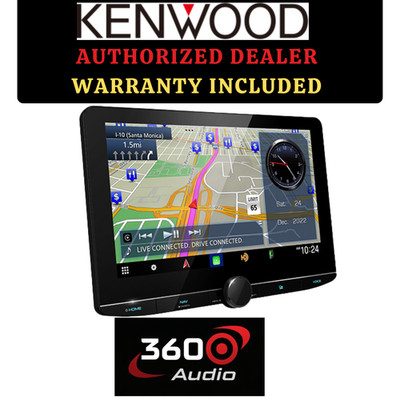 Kenwood Excelon DNR1007XR 10.1'' Floating HD Touchscreen GPS Navigation Wireless