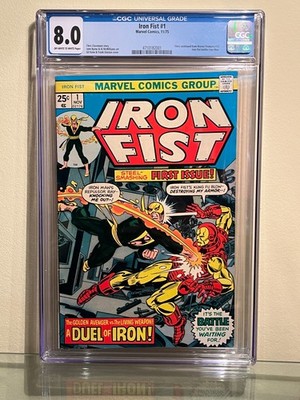 Iron Fist 1 (1975)   Marvel Comics Bronze Age key   1st own title   CBCS 8.0 VFN