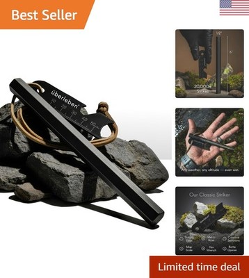 Multi-Tool Fire Starter Ferro Rod   6-Inch Hexagon Tool for Camping & Survival