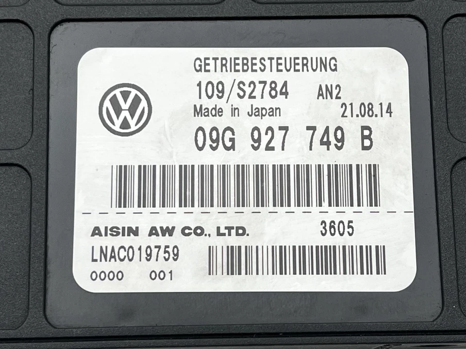 2015 VOLKSWAGEN PASSAT MÓDULO DE CONTROLE DE TRANSMISSÃO 1.8L AT FWD 38465 - Imagem 2 de 4