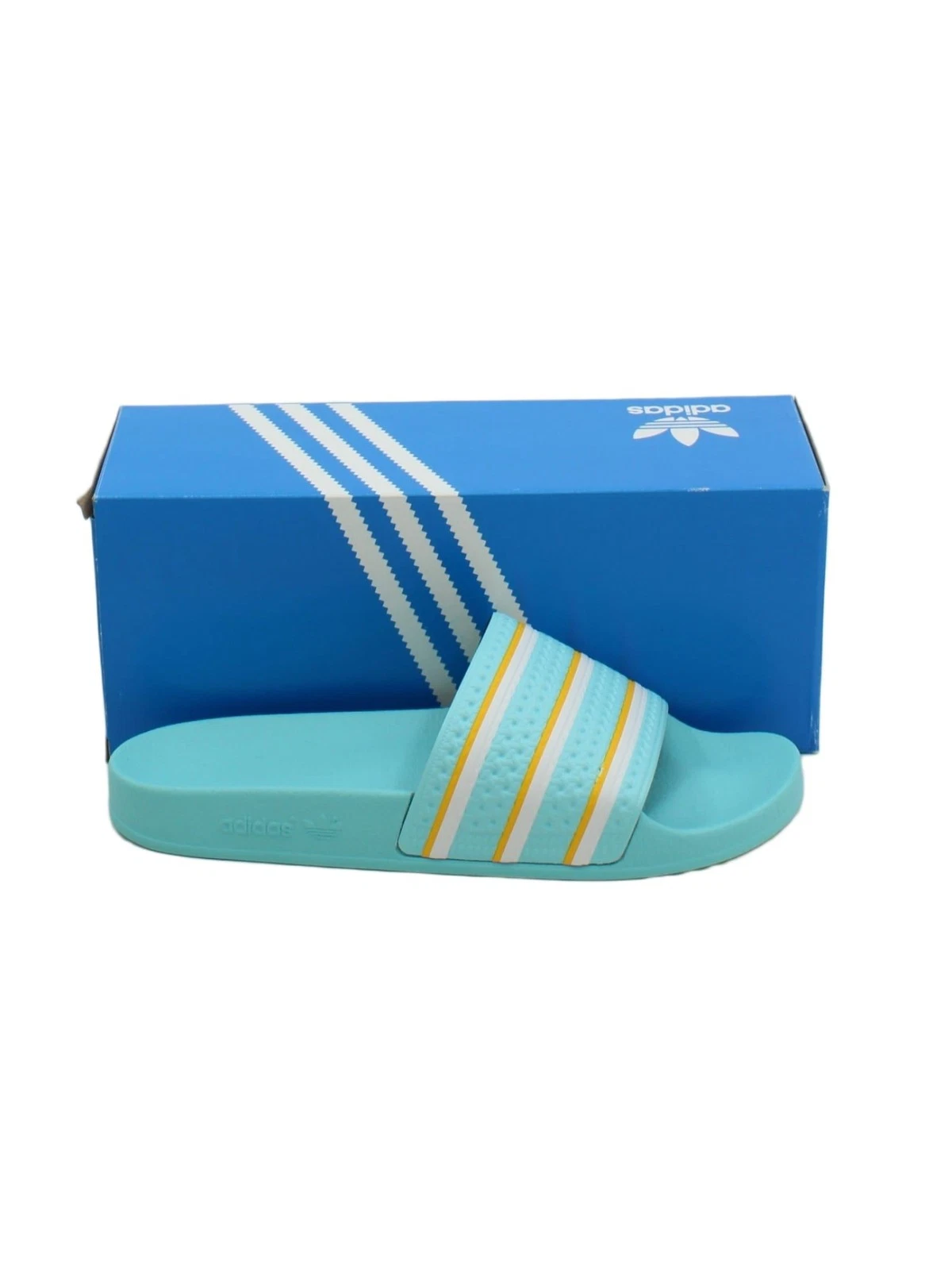 Adidas sandali uomo UK 9 blu a righe 100% altri slider