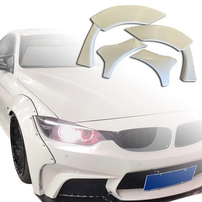 ModeloDrive FRP LBPE Wide Body Fenders (front) 4pc (F32) 2dr Coupe for 4-Series