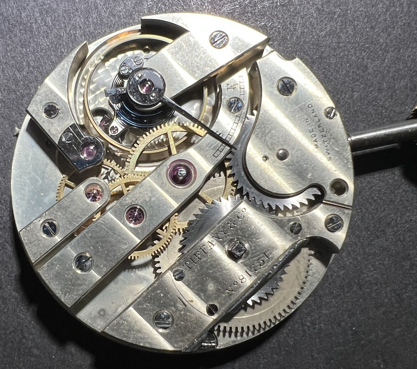 Patek Philippe 16s/40mm Wolf Teeth Movement For Tiffany &Co., Re-case Or Repair.