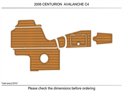 2006-2009 Centurion Avalanche C4 DuraEVA Seadek Boat flooring