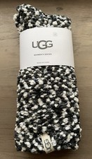 Authentic New Ugg Women  s Crew Socks One Size Fits 5-10 in Gray Color 