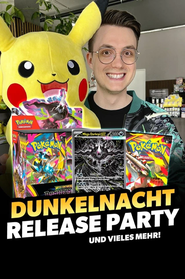 DUNKELNACHT RELEASE PARTY! Neues Pokémon Set!