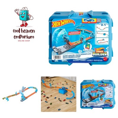 Toy Car Track Set, Track Builder Wind Gravity Pack Playset with 1:64 Scale Ve...