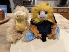 WEBKINZ - GOLDEN LION TAMARIN NWT HM666 & Lioness HM193 -New Old Stock - w/Code