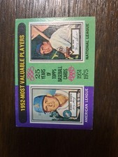 1975 Topps - Most Valuable Players Bobby Shantz, Hank Sauer #190