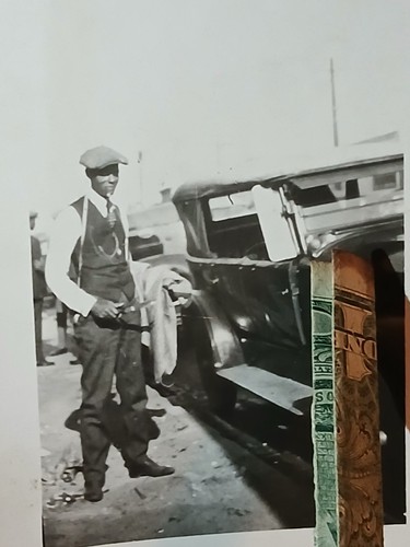Antique African American* COLORED MALE * BLACK WALLSTREET * TULSA OKLAHOMA 